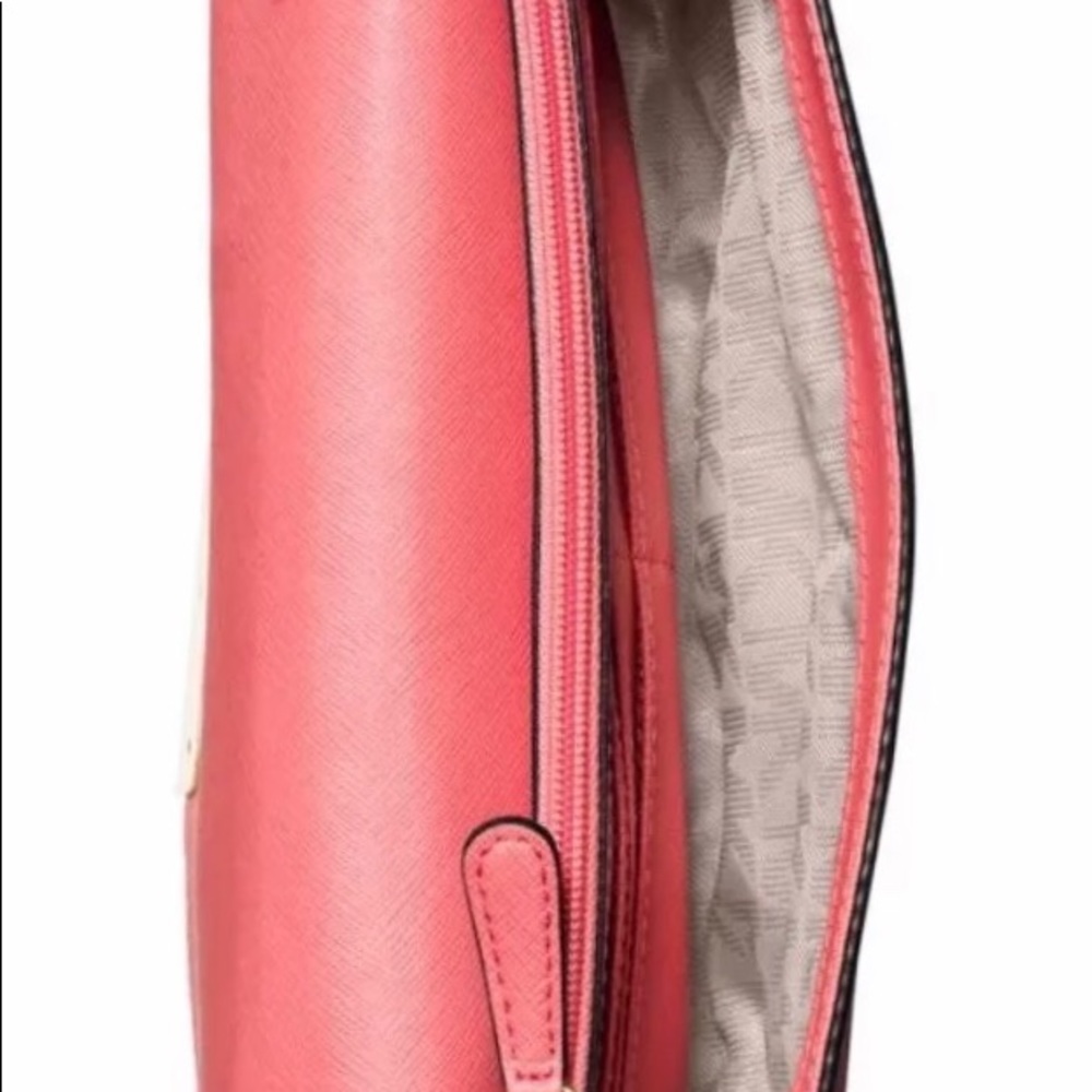 Michael kors Cynthia large clutch grapefruit $218 - Picture 3 of 8